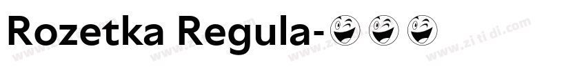 Rozetka Regula字体转换 Rozetka Regula字体转换